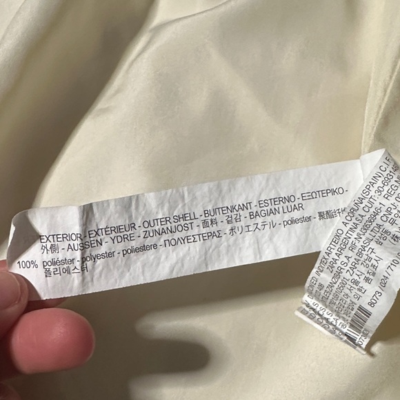 Zara Cream Hooded Jacket - Picture 6 of 6